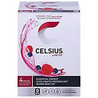Celsius Beverage Wild Berry 4pk - 48 FZ - Image 3