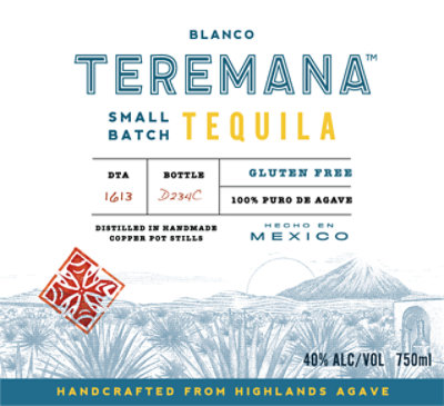 Teremana Tequila Silver - 750 Ml - Image 2