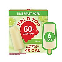 Halo Top Lime Fruit Pops Frozen Dessert For Summer - 6 Count - Image 1
