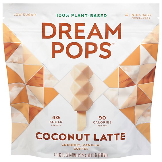 Dream Pops Bar Coconut Latte - 5.68 OZ