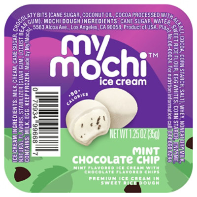 My Mo Mochi Ice Cream Mint Chip 1 5 Oz Tom Thumb