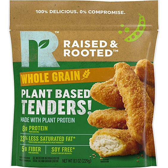 Raised & Rooted Whole Grain Tenders Made With Plants - 8.1 OZ
