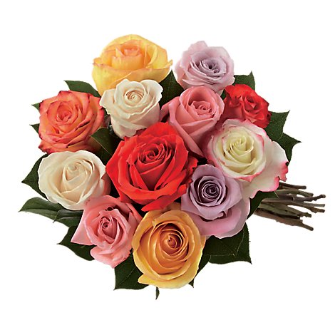 Debi Lilly Design Assorted Colors Rose 12 Stem - Each