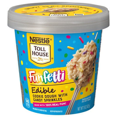 Nestle Toll House Funfetti Edible Cookie Dough - 15 OZ