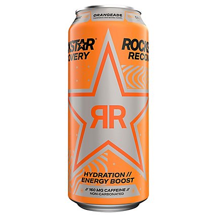 Rockstar Recovery Energy Drink Orange 16 Fluid Ounce Can - 16 FZ - Image 1