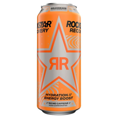  Rockstar Recovery Lemonade Energy Drink, Caffeine and