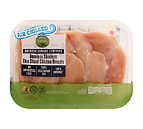 Open Nature Chicken Breast Boneless Skinless Thin Sliced Air Chilled - LB