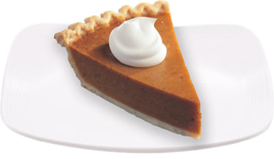 Pumpkin Pie Slice with Whip Cream - Each - Image 1