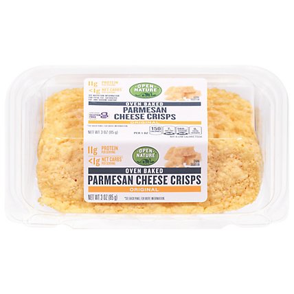 Open Nature Cheese Crisp Parmesan Original - 3 OZ - Image 3