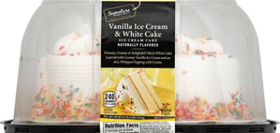 Ice Cream Cake White Cake Van Ic 8in - EA - Image 2