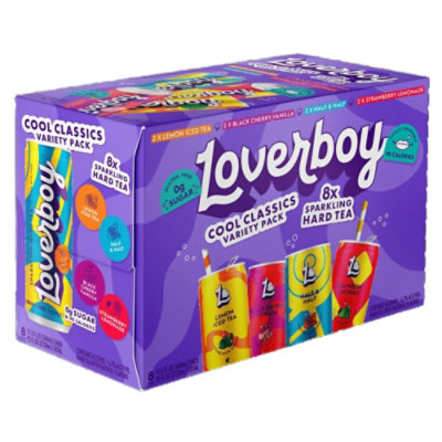 Loverboy Sparkling Hard Tea Cool Classics Variety Pack - 8-11.5 Fl. Oz. - Image 1