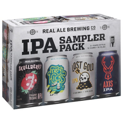 Real Ale IPA Sampler In Cans - 12-12 Fl. Oz. - Image 1