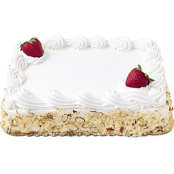 In-store Bakery Tres Leches Cake Strawberry 1/4 Sheet - EA