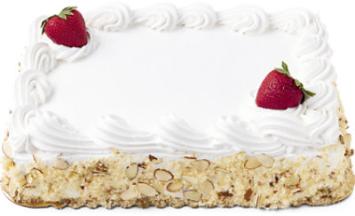 In-store Bakery Tres Leches Cake Strawberry 1/4 Sheet - EA