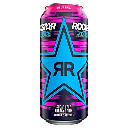 Rockstar Xdurance Energy Drink Blue Razz - 16 FZ - Image 3