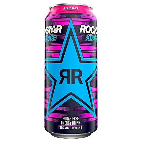 Rockstar Xdurance Energy Drink Blue Razz - 16 FZ