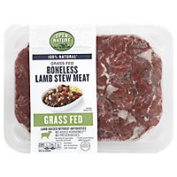 Open Nature Lamb Stew Meat Boneless - 1 Lb - Image 1