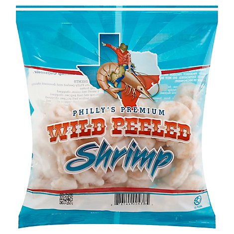 Phillys Premium Shrimp Gulf Peeled & Deveigned Frozen Wild - LB