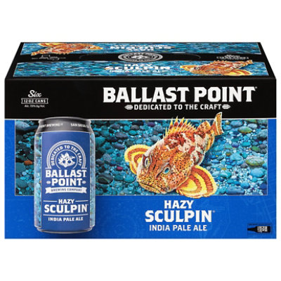 Ballast Point Hazy Sculpin India Pale Ale Cans 6 Count 12 Fl. Oz. Vons