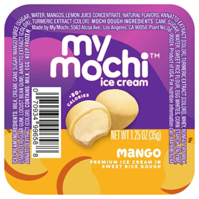 Mochi Ice Cream Sweet Mango - 1.5 OZ