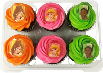 Decorated Buttercreme Cupcakes Choc 6 Count - EA - Image 1
