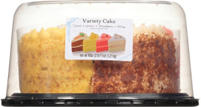 Richs Cake Variety Carrot Strawberry Lemon Double Layer 8 Inch - 2.75 Lb - Image 1