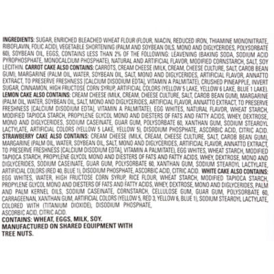 Richs Cake Variety Carrot Strawberry Lemon Double Layer 8 Inch - 2.75 Lb - Image 6