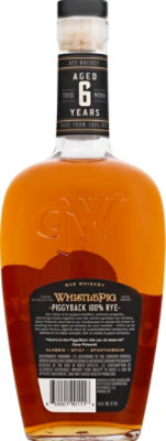 Whistlepig Piggy Back Rye Whiskey 6yr - 750 ML (Limited quantities may be available in store) - Image 4