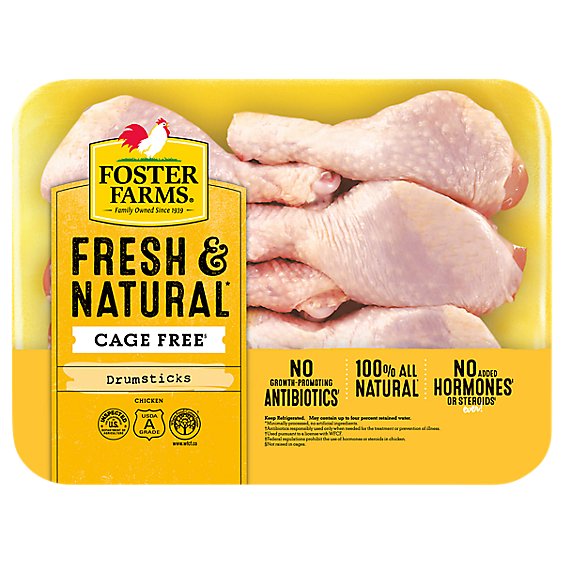Foster Farms All Natural Turkey Drumsticks - LB