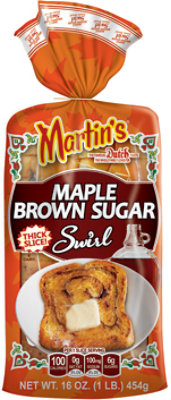 Martins Maple Brown Sugar Swirl Potato Bread - 16 OZ - Image 3