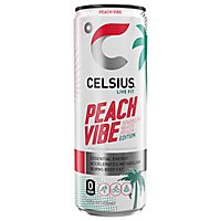 Celsius Sparkling Peach Vibe - 12 FZ - Image 1