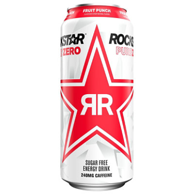 Rockstar Pure Zero Energy Drink Punch - 16 FZ - Image 3