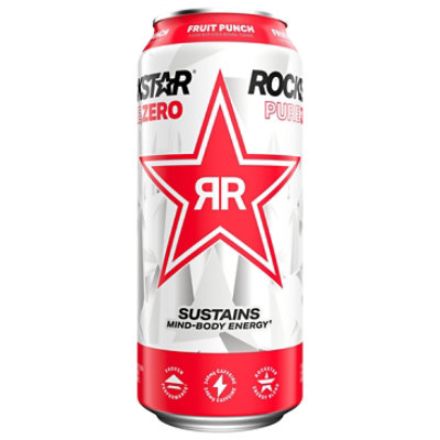 Rockstar® Pure Zero Sugar Free Lime Cucumber Energy Drink Can, 16