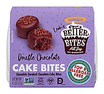 Better Bites Bakery Cake Bites Double Chocolate - 6 CT