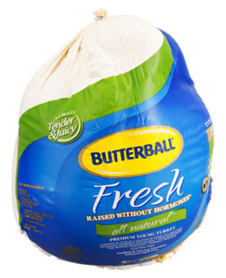 Butterball Whole Turkey Fresh - Weight Between 16-24 Lb - Image 1