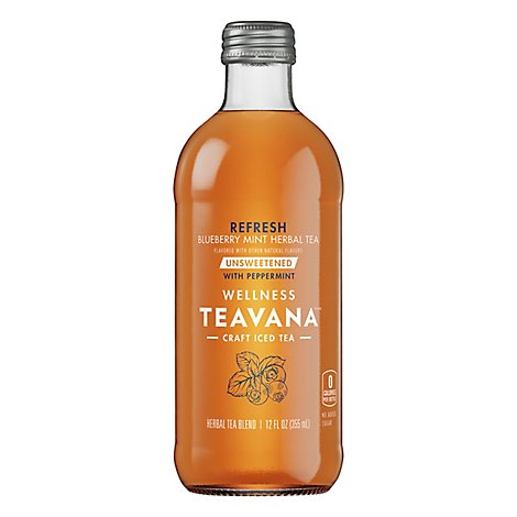Teavana Wellness Refresh Blueberry Mint - 12 FZ