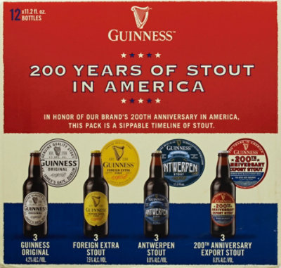 Guinness Brewers Collection In Bottles - 12-11.2 FZ - Image 1