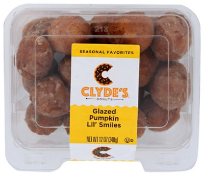 Glazed Pumpkin Donut Holes - 12 OZ - Image 1