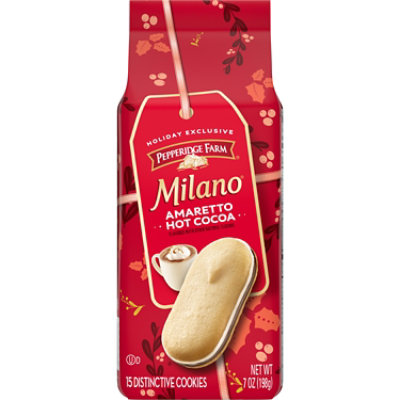 Pepperidge Farm Milano Amaretto Hot Cocoa Flavored Cookies - 7 Oz - Image 1