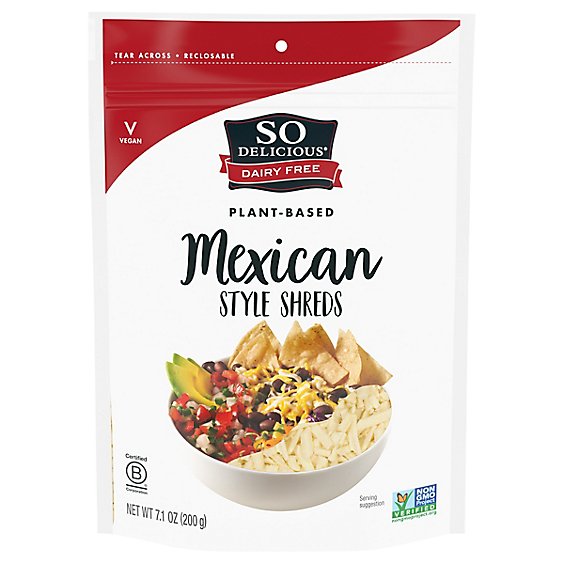 So Delicious Dairy Free Mexican Style Shreds - 7.1 Oz