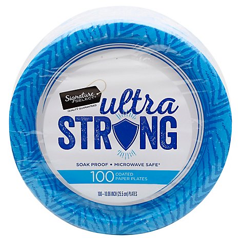 Sig Plates Ultra Strong 10 In - 100 CT