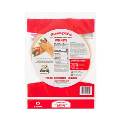 Joseph's Flax, Oat Bran And Whole Wheat Flour Tortillas - 9 Oz - Image 6