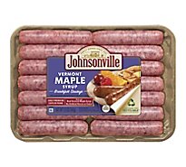 Johnsonville Vermont Maple Syrup Breakfast Pork Sausage Link - 12 OZ