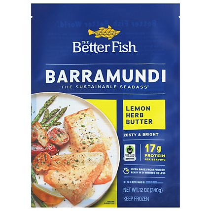 The Better Fish Barramundi Lemon Herb Butter Frozen - 12 Oz - Image 3