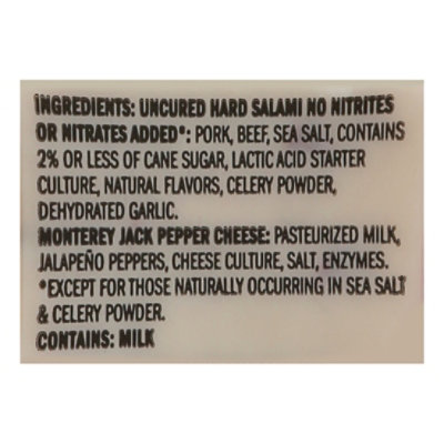 Jack Links Beef And Pork Hard Salami And Pepper Jack Cheese - 1.5 OZ - Image 5