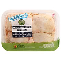 Open Nature Chicken Thighs Bone-in Air Chill - 2.00 Lb - Image 1