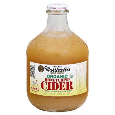 Martinellis Org Honeycrisp Apple Cider Unfiltered - 50.7 FZ - Randalls