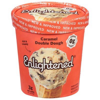 Enlightened Ice Cream Caramel Double Chocolate 1 Pint Albertsons