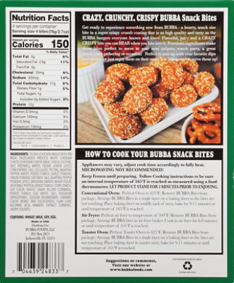 BUBBA Cheesy Chicken Jalapeno Snack Bites - 10.5 OZ - Image 6