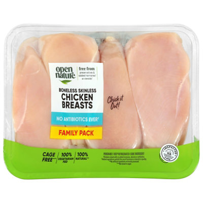Open Nature Boneless Skinless All Natural Chicken Breast Value Pack - 3 lb - Image 2